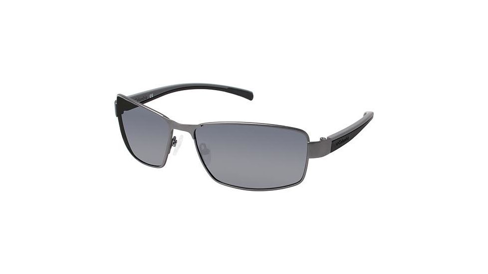 Columbia Ernest Sunglasses - Frame DK GUN, Lens Color Grey CBERNEST01
