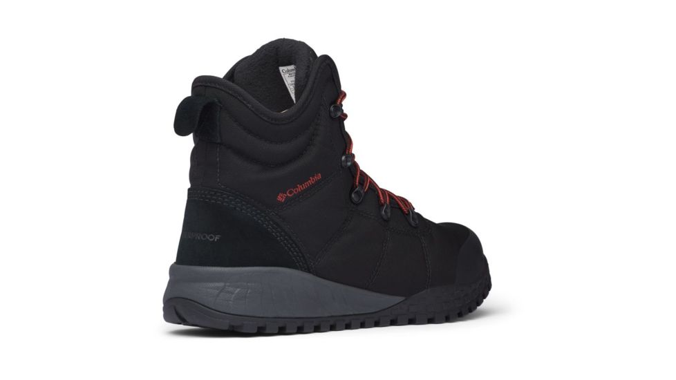 Columbia Fairbanks Omni-Heat Boot - Men's, Black, Rusty, Medium, 7.5, 1746011010-7.5