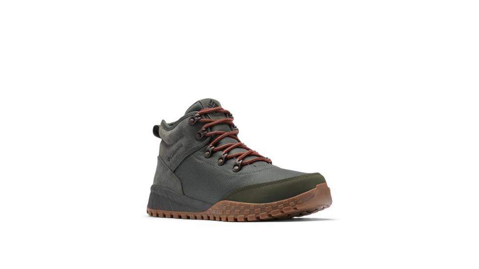 Columbia Fairbanls Mid Boot - Mens, Gravel/Dark Moss, 10, 1950921339Gravel, Dark Moss10