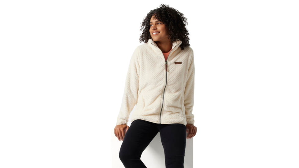 Columbia Fire Side II Sherpa Full Zip Fleece - Womens, Chalk, Medium, 1819791191ChalkM
