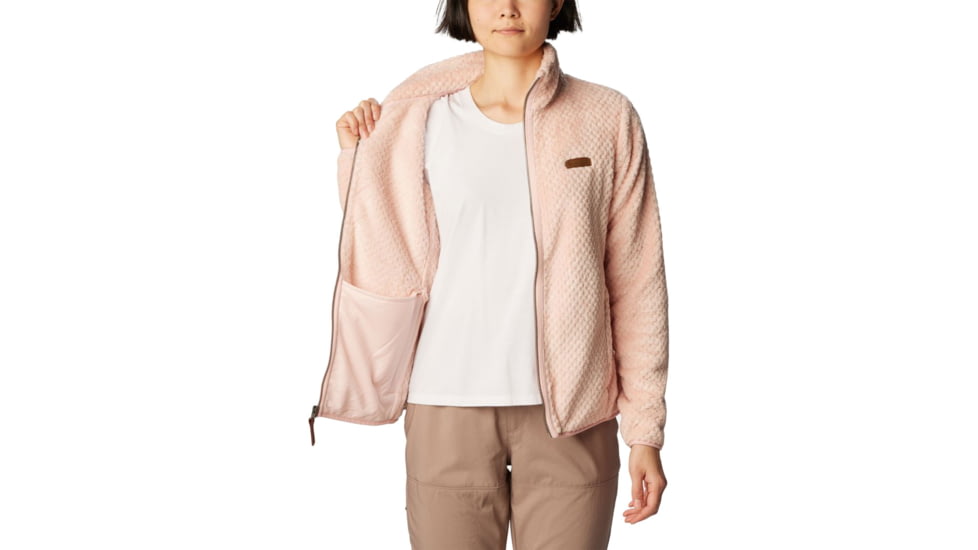 Columbia Fire Side II Sherpa Full Zip Fleece - Women's, Dusty Pink, Medium, 1819791626Dusty PinkM