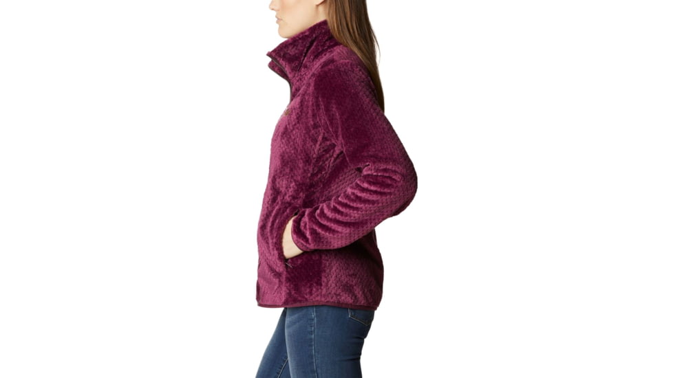 Columbia Fire Side II Sherpa Full Zip Fleece - Womens, Marionberry, Large, 1819791616MarionberryL