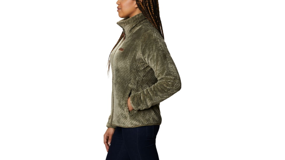 Columbia Fire Side II Sherpa Full Zip Fleece - Women's, Stone Green, 2XL, 1819791397Stone GreenXXL