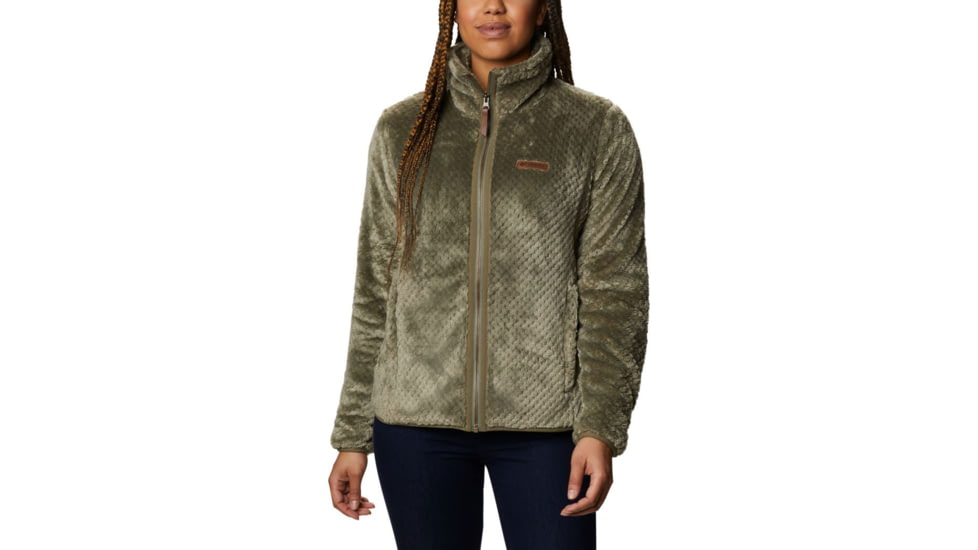 Columbia Fire Side II Sherpa Full Zip Fleece - Womens, Stone Green, 2XL, 1819791397Stone GreenXXL