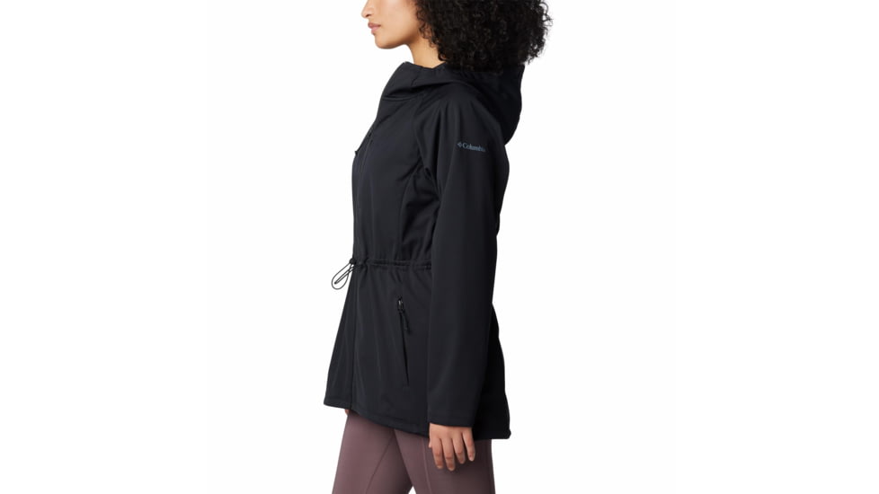 Columbia Flora Park II Softshell Jacket - Womens, Black, Large, 2084991010BlackL
