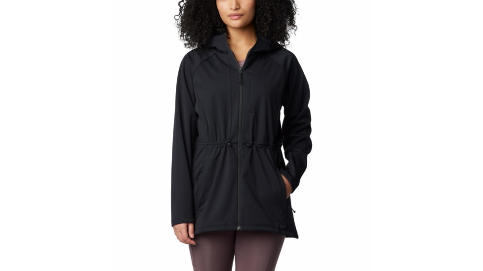 Columbia Flora Park II Softshell Jacket - Womens, Black, Large, 2084991010BlackL