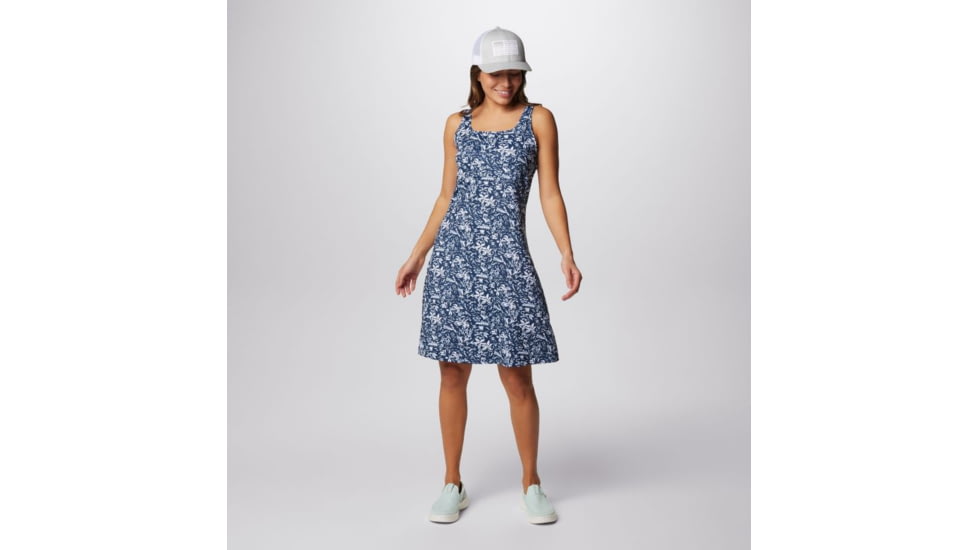 Columbia Freezer III Dress - Womens, Collegiate Navy Kona Print, Small, 153naPrintS