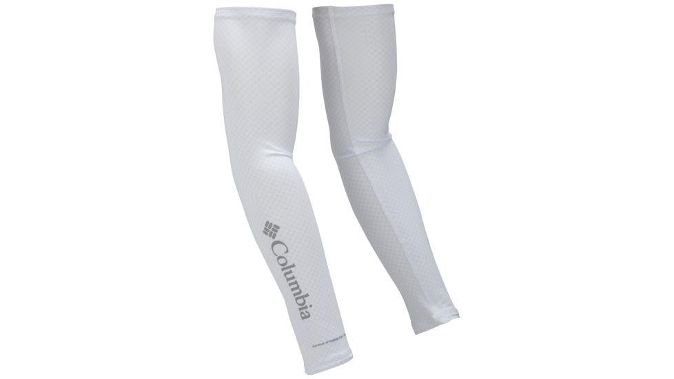Columbia Freezer Zero Arm Sleeves - Unisex, White, Large/Extra Large, 1507651100-L/XL