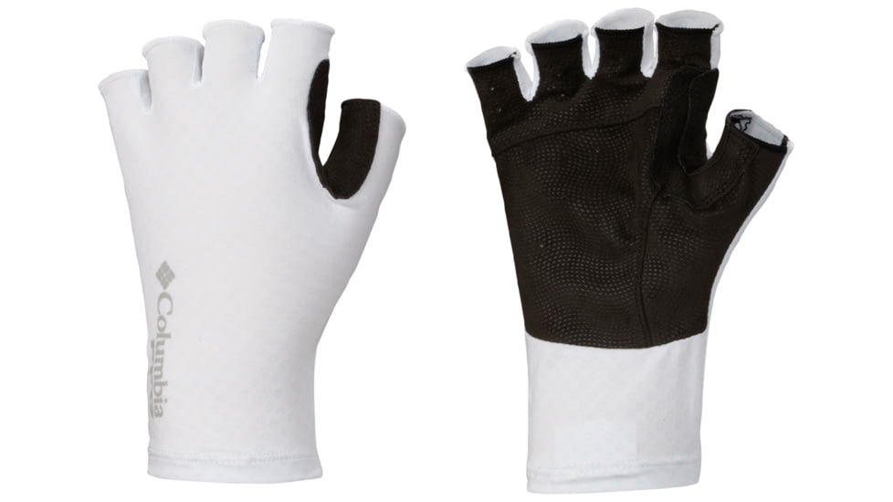 Columbia Freezer Zero Fingerless Glover - Unisex-White/ Grey-L/XL