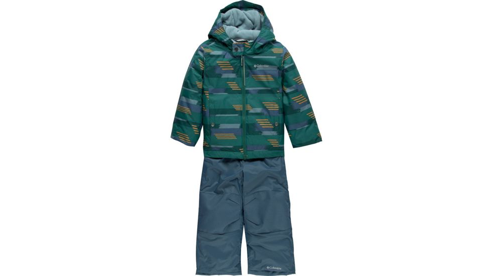Columbia Frosty Slope Snow Set - Toddlers, Pine Green Strokes, 3T, 1624591363-3T