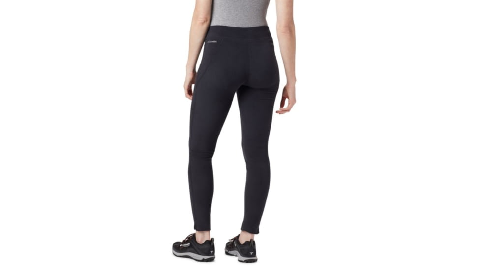 Columbia Glacial Fleece Printed Legging, Black, Extra Small, Regular Inseam - Womens, 1684151014-XS-R