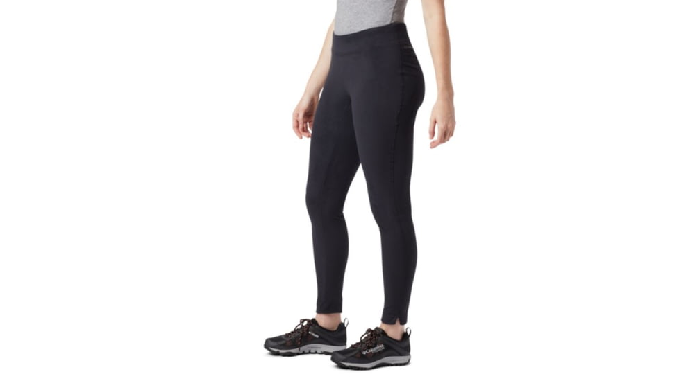 Columbia Glacial Fleece Printed Legging, Black, Extra Small, Regular Inseam - Womens, 1684151014-XS-R