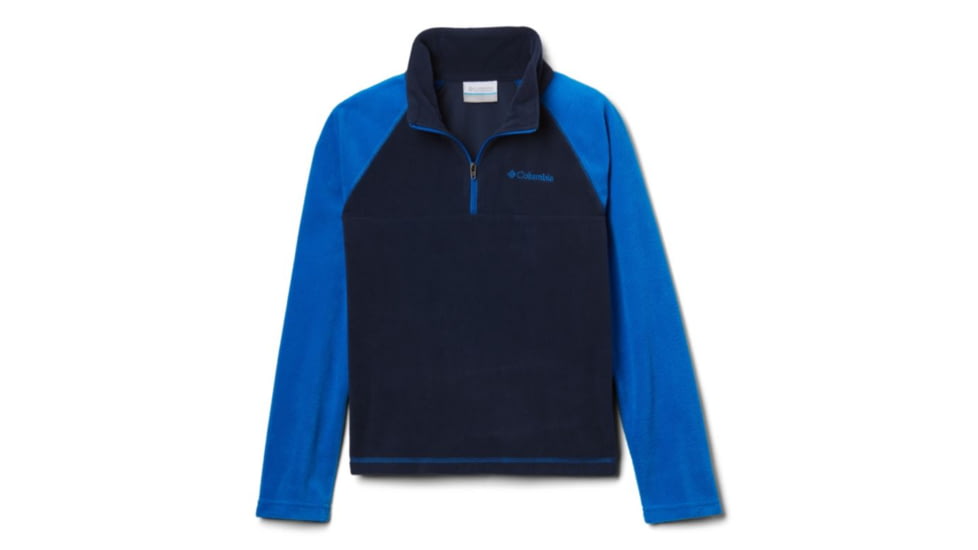 Columbia Glacial Half Zip, Collegiate Navy, Super Blue, 4T - Boys, 1557964467-4T