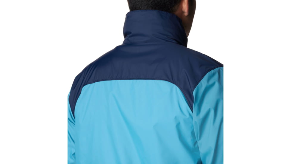 Columbia Glennaker Lake Rain Jacket - Mens, Shasta/Collegiate Navy, Large, 1442361424Sht,ClgtNvL