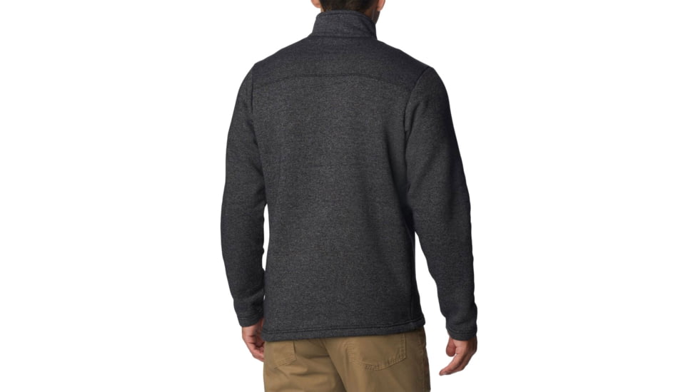 Columbia Great Hart Mountain III Half Zip Sweatshirt, Black Heather, 2XL - Mens, 1625231010-XXL