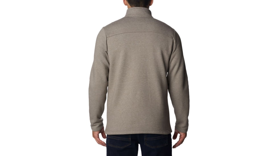 Columbia Great Hart Mountain III Half Zip Sweatshirt, Boulder Heather, M - Mens, 1625231003-M