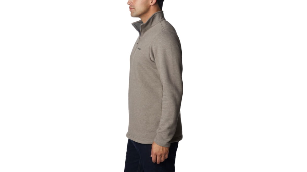 Columbia Great Hart Mountain III Half Zip Sweatshirt, Boulder Heather, M - Mens, 1625231003-M