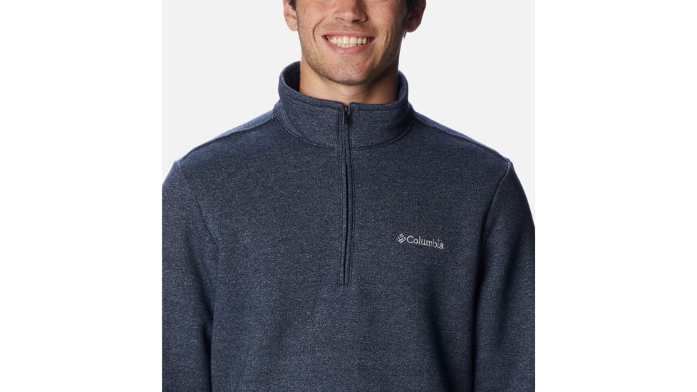 Columbia Great Hart Mountain III Half Zip Sweatshirt - Mens, Collegiate Navy Heather, 2XL, 1625231465-XXL