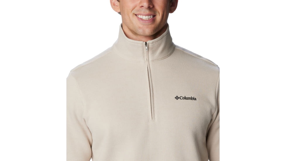 Columbia Great Hart Mountain III Half Zip Sweatshirt - Mens, Dark Stone Heather, 2XL, 1625231279DrkStnHthXXL