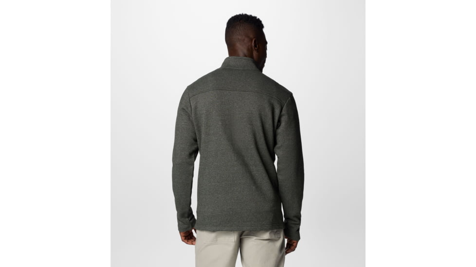 Columbia Great Hart Mountain III Half Zip Sweatshirt - Mens, Greenscape Heather, Large, 1625231366-L
