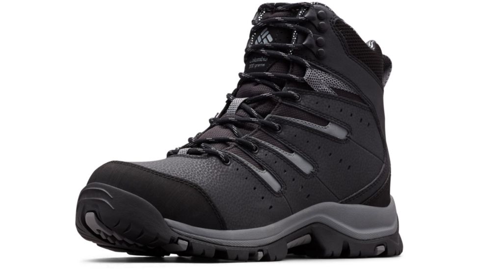 Columbia Gunnison II Omni-Heat Winter Boots - Mens, Black, Ti Grey Steel, Medium, 8, 1862291010-8