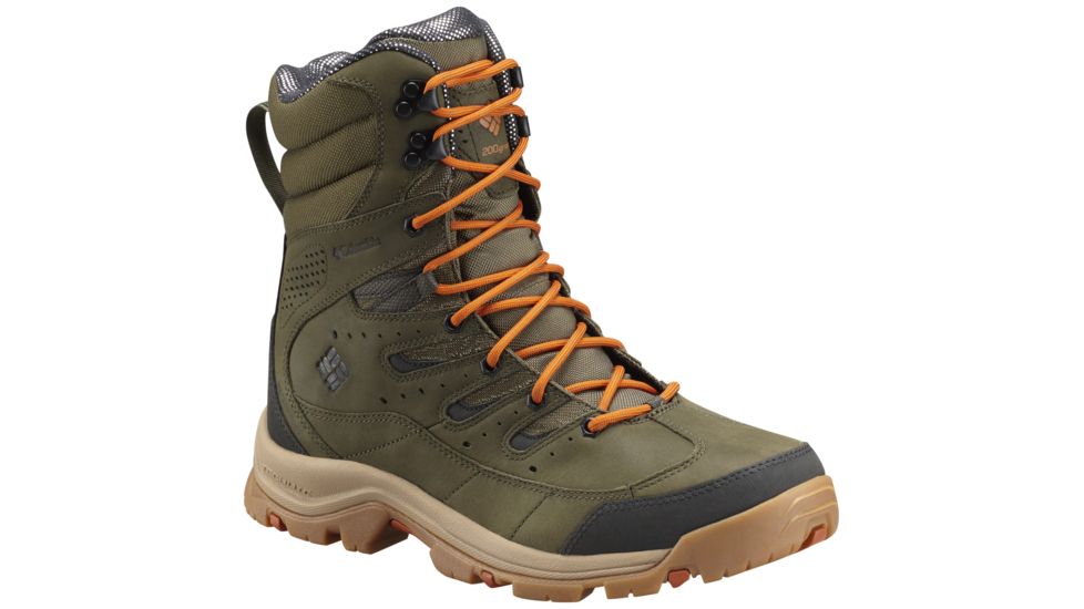 Columbia Gunnison Plus Leather Omni-Heat Winter Boot - Men's-Nori/Desert Sun-Medium-9