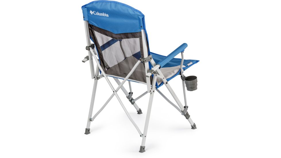 Columbia Hard Arm Chair with Mesh, Blue/Graphite/Gray, 30642