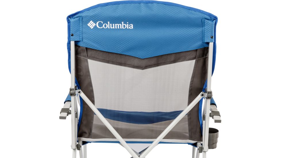 Columbia Hard Arm Chair with Mesh, Blue/Graphite/Gray, 30642