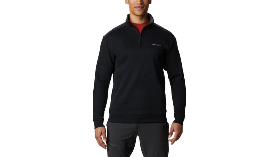 Columbia Hart Mountain II Half Zip Sweatshirt - Men's, Black, S, 1411621-010-S