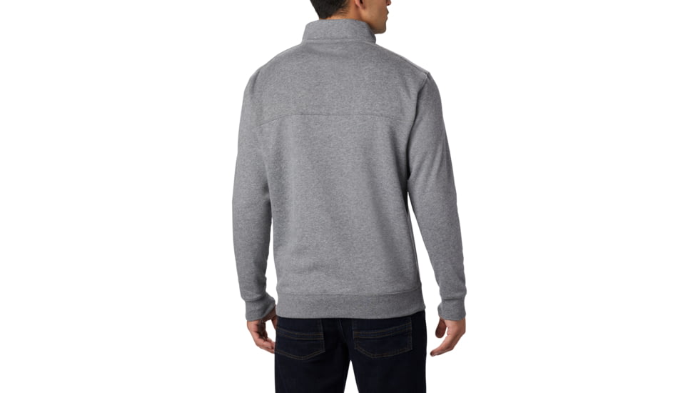 Columbia Hart Mountain II Half Zip Sweatshirt - Mens, Charcoal Heather, XL, 1411621-030-XL