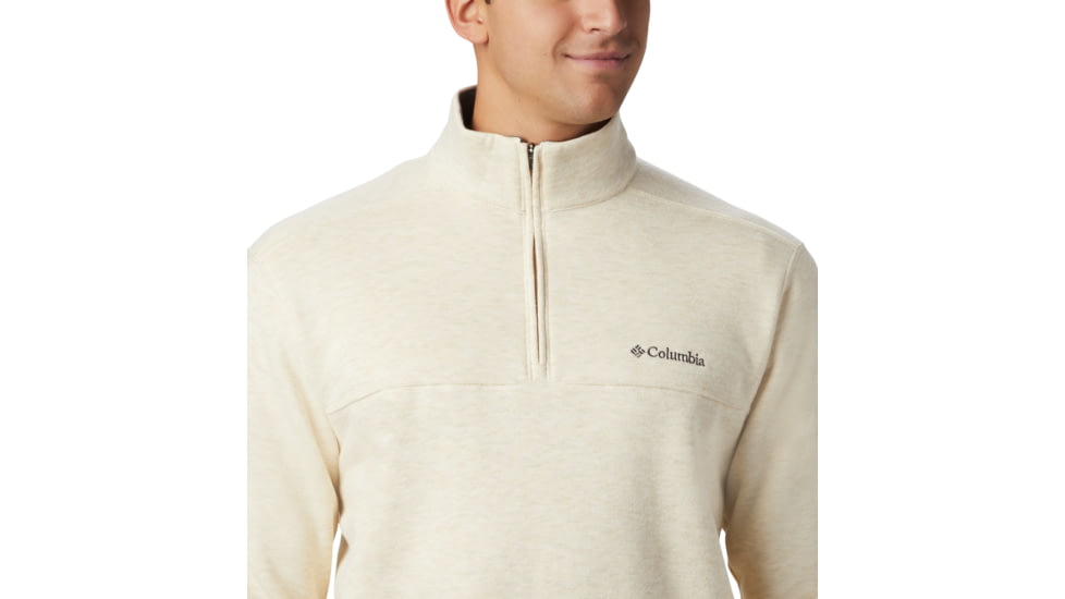 Columbia Hart Mountain II Half Zip Sweatshirt - Mens, Oatmeal Heather, XXL, 1411621-242-XXL