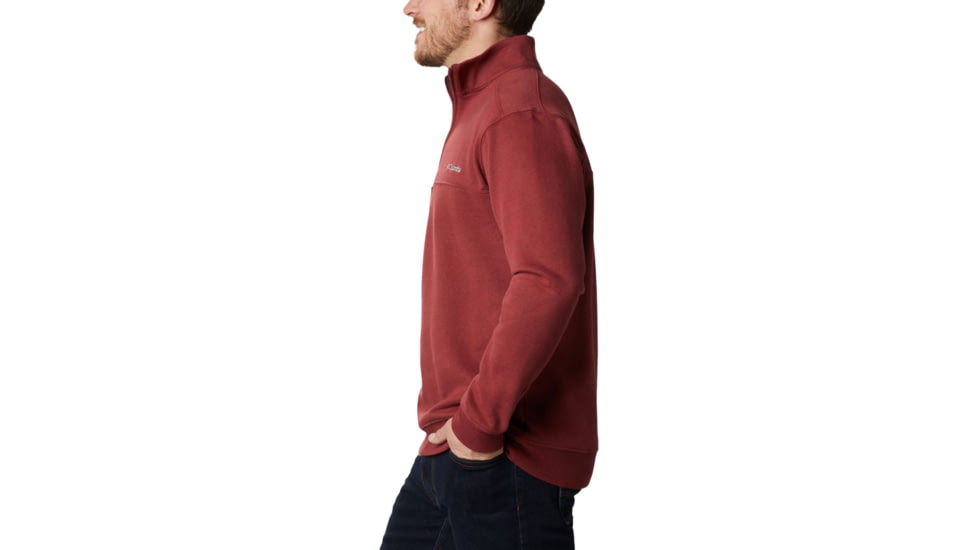 Columbia Hart Mountain II Half Zip Sweatshirt - Men's, Red Jasper, Small, 1411621665Red JasperS