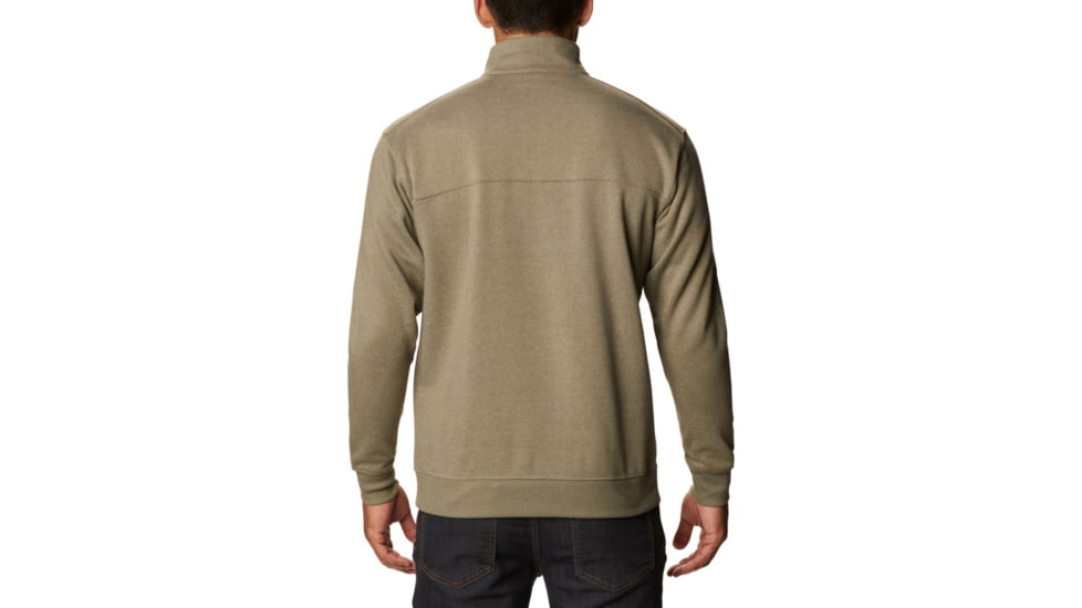 Columbia Hart Mountain II Half Zip Sweatshirt - Mens, Stone Green Heather, Medium, 1411621397StnGnHthM
