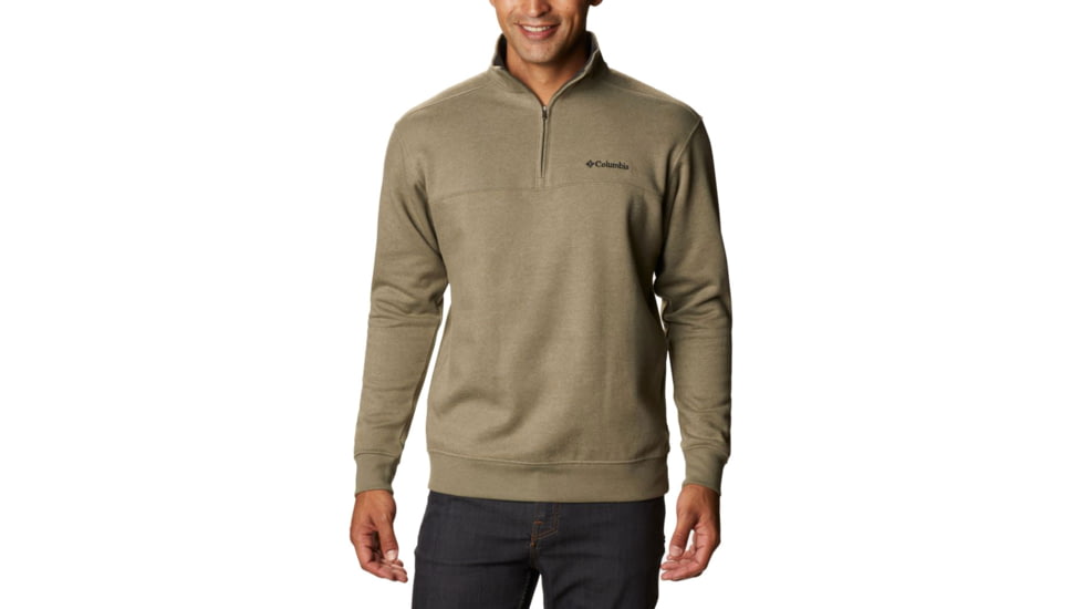 Columbia Hart Mountain II Half Zip Sweatshirt - Mens, Stone Green Heather, 2XL, 1411621397StnGnHthXXL
