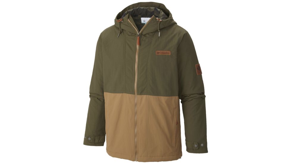 Columbia Hazen Jacket - Men's-Peatmoss/Delta-Small