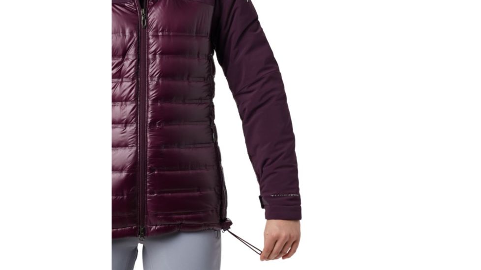 Columbia Heatzone 1000 TurboDown II Jacket - Womens, Black Cherry, Small, 1800091522-S