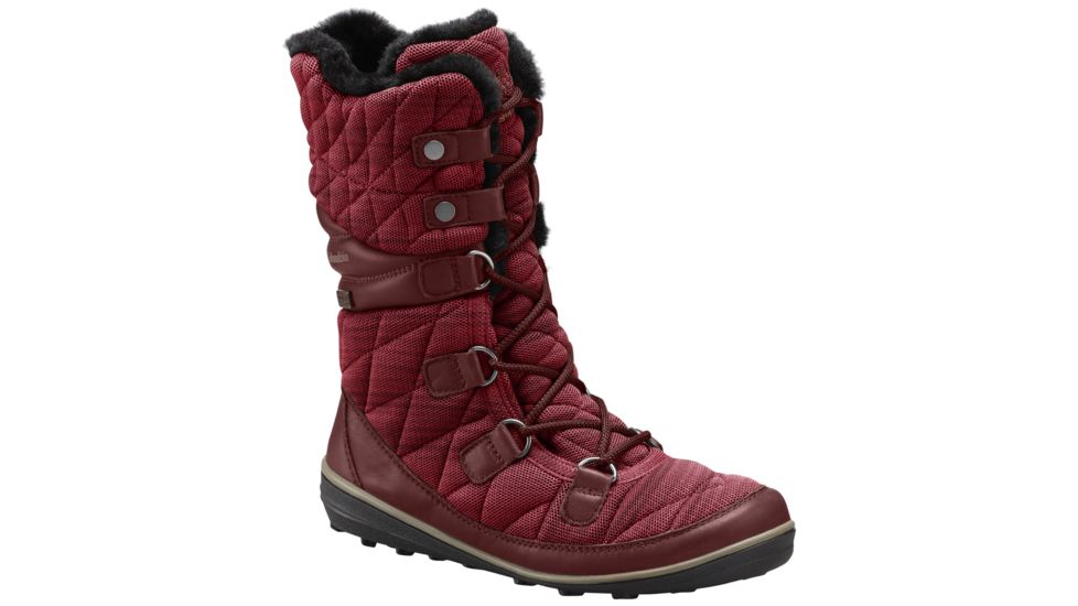 Columbia Heavenly Chimera Omni-Heat OutDry Winter Boot - Women's-Red Element/Truffle-Medium-10