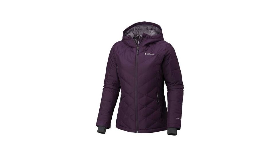 Columbia Heavenly Hdd Jacket, Dark Plum, 1X - Women's, 1738152506-1X