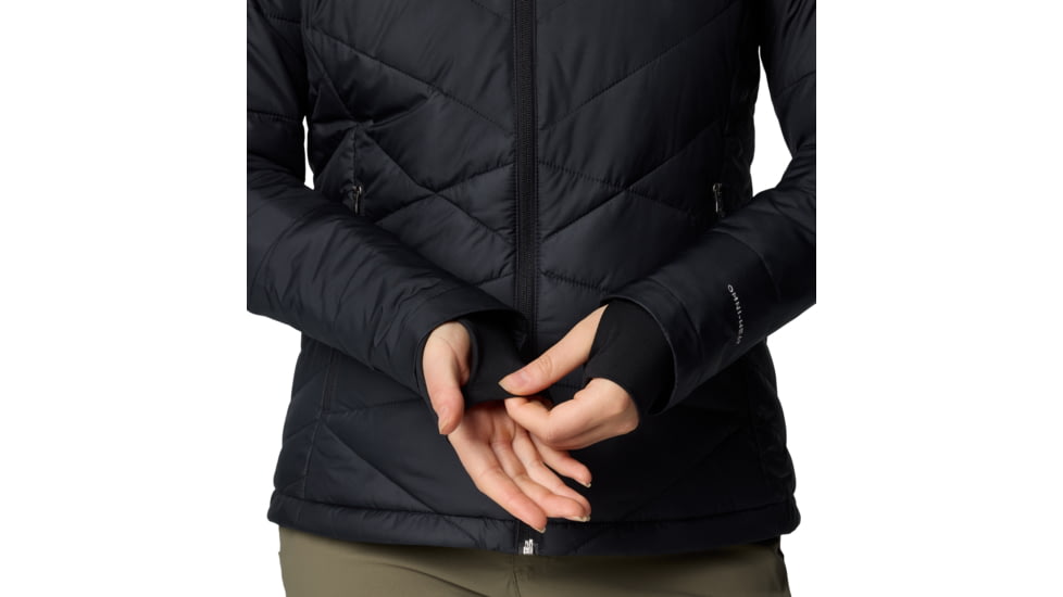 Columbia Heavenly Hooded Jacket - Womens, Black, S, 1738151-012-S