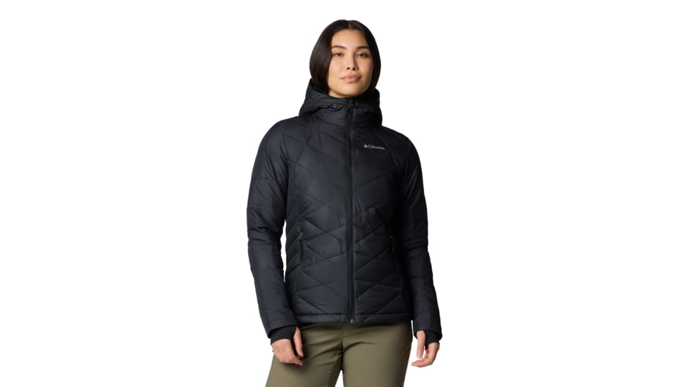 Columbia Heavenly Hooded Jacket - Women's, Black, M, 1738151-012-M