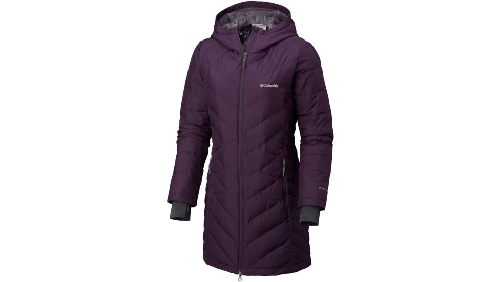 Columbia Heavenly Long Hdd Jacket, Dark Plum, 2X - Women's, 1738162506-2X