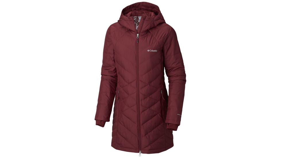 Columbia Heavenly Long Hdd Jacket, Rich Wine, 3X - Women's, 1738162624-3X