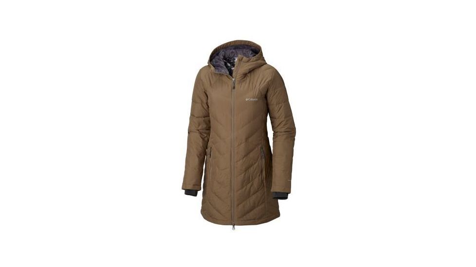 Columbia Heavenly Long Hdd Jacket, Truffle, 2X - Women's, 1738162211-2X