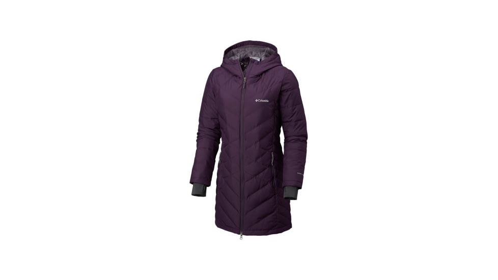 Columbia Heavenly Long Hooded Jacket - Women's, Dark Plum, Small, 1738161506-S