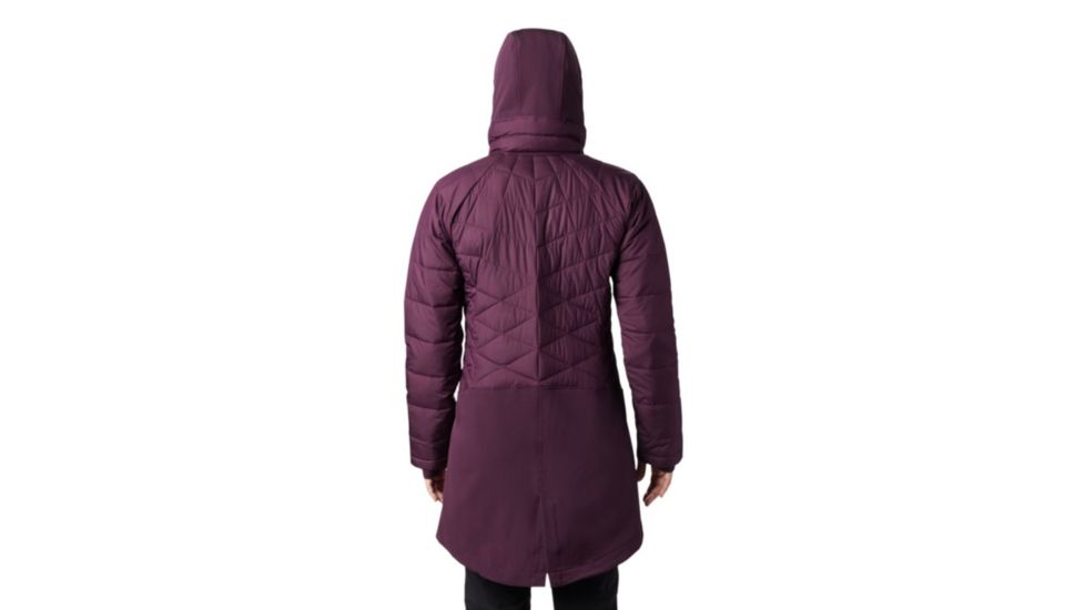 Columbia Heavenly Long Hybrid Jacket - Womens, Black Cherry, Extra Small, 1859731522-XS