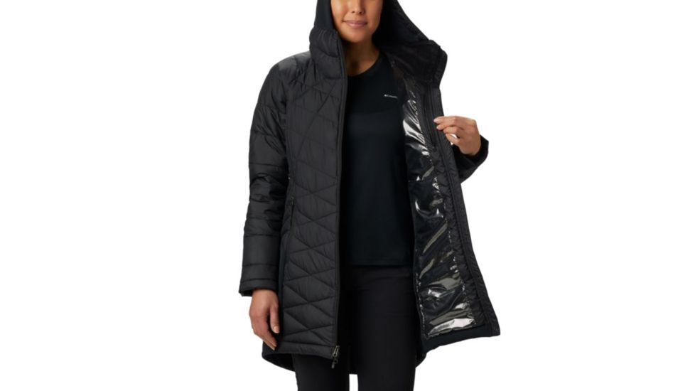 Columbia Heavenly Long Hybrid Jacket - Womens, Black, Large, 1859731010-L