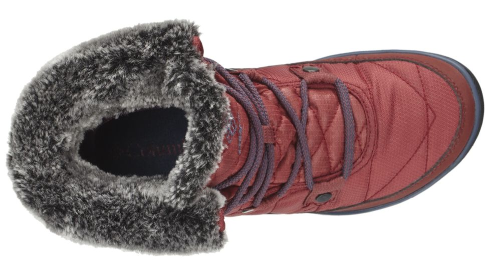 Columbia Heavenly Shorty Camo Omni-Heat Winter Boot - Womens, Marsala Red, Medium, 10.5, 1803611619-10.5