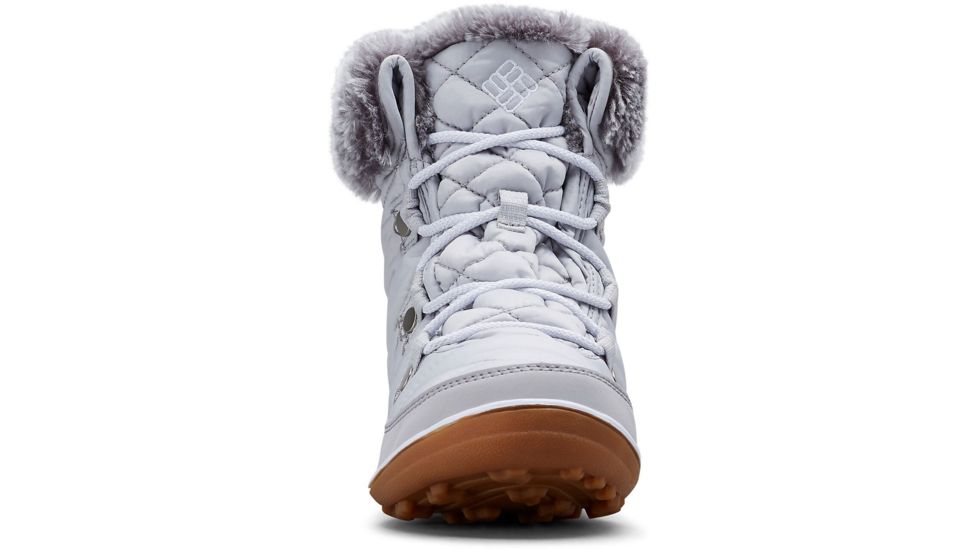 Columbia Heavenly Shorty Omni-Heat Winter Boots - Womens, Grey Ice, White, Medium, 9.5, 1691541063-9.5