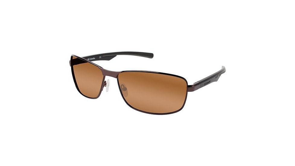Columbia Hightower Sunglasses - Frame SHINY BARK, Lens Color Brown CBHIGHTOWER03