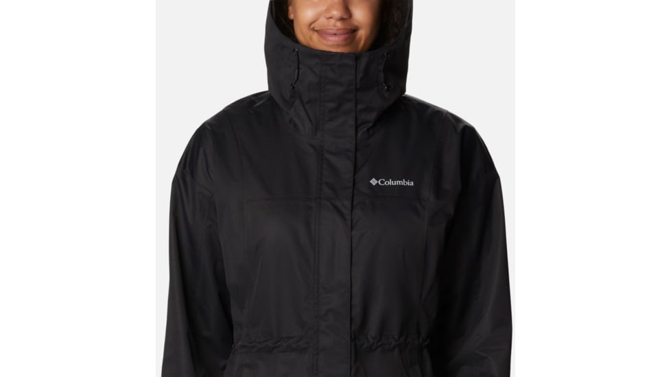 Columbia Hikebound Long Jacket - Womens, Black, Large, 2034721010BlackL
